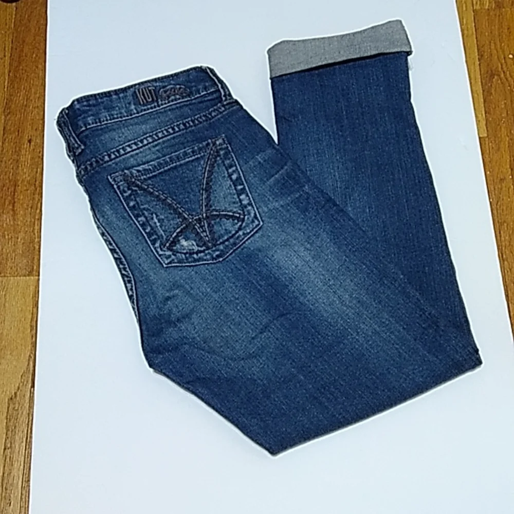 KUT from the Cloth Distressed Women's Boyfriend Jeans - Picture 5 of 5